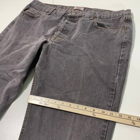 Levi’s 501 Vintage 80’s 90’s USA Made Light Black Jeans Mens Size 40 x 31 Loose - Picture 4 of 9